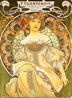 Alphonse Mucha manifesto per Sarah Bernhardt - 1898