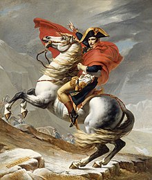Bonaparte Crossing the Grand Saint-Bernard Pass, Jacques-Louis David